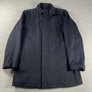 Brooks Brothers Single Breasted Pea Coat Black Men’s Size Medium